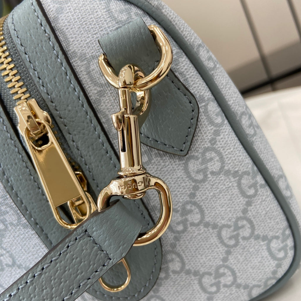 Gucci Ophidia Mini Boston Bag Blue