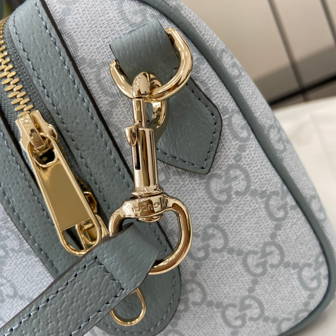 Gucci Ophidia Mini Boston Bag Blue