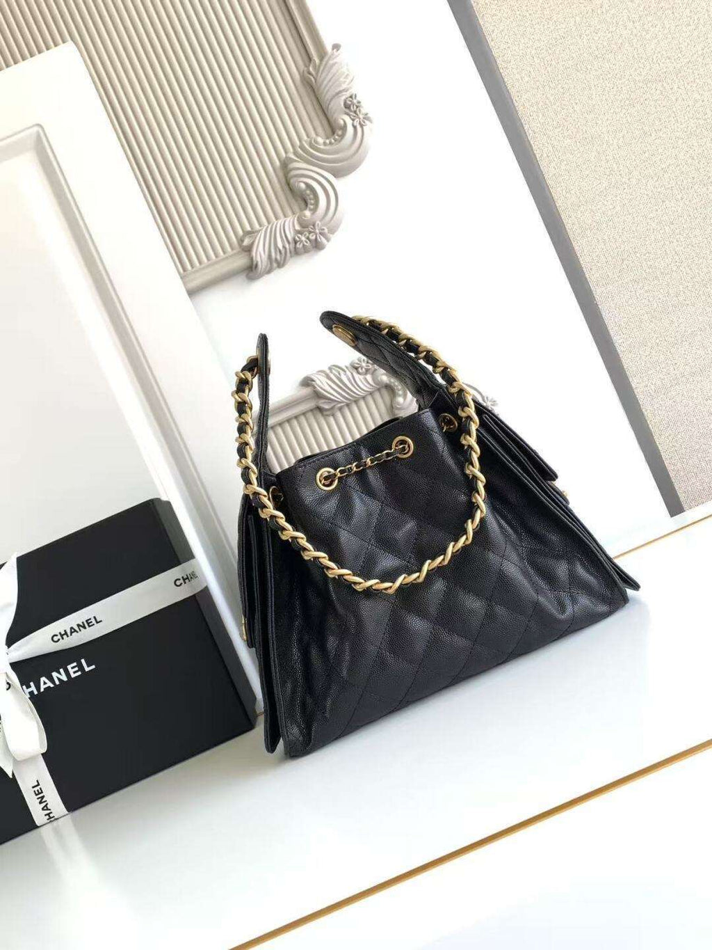 Bolsa Hobo  Chanel 25 Black