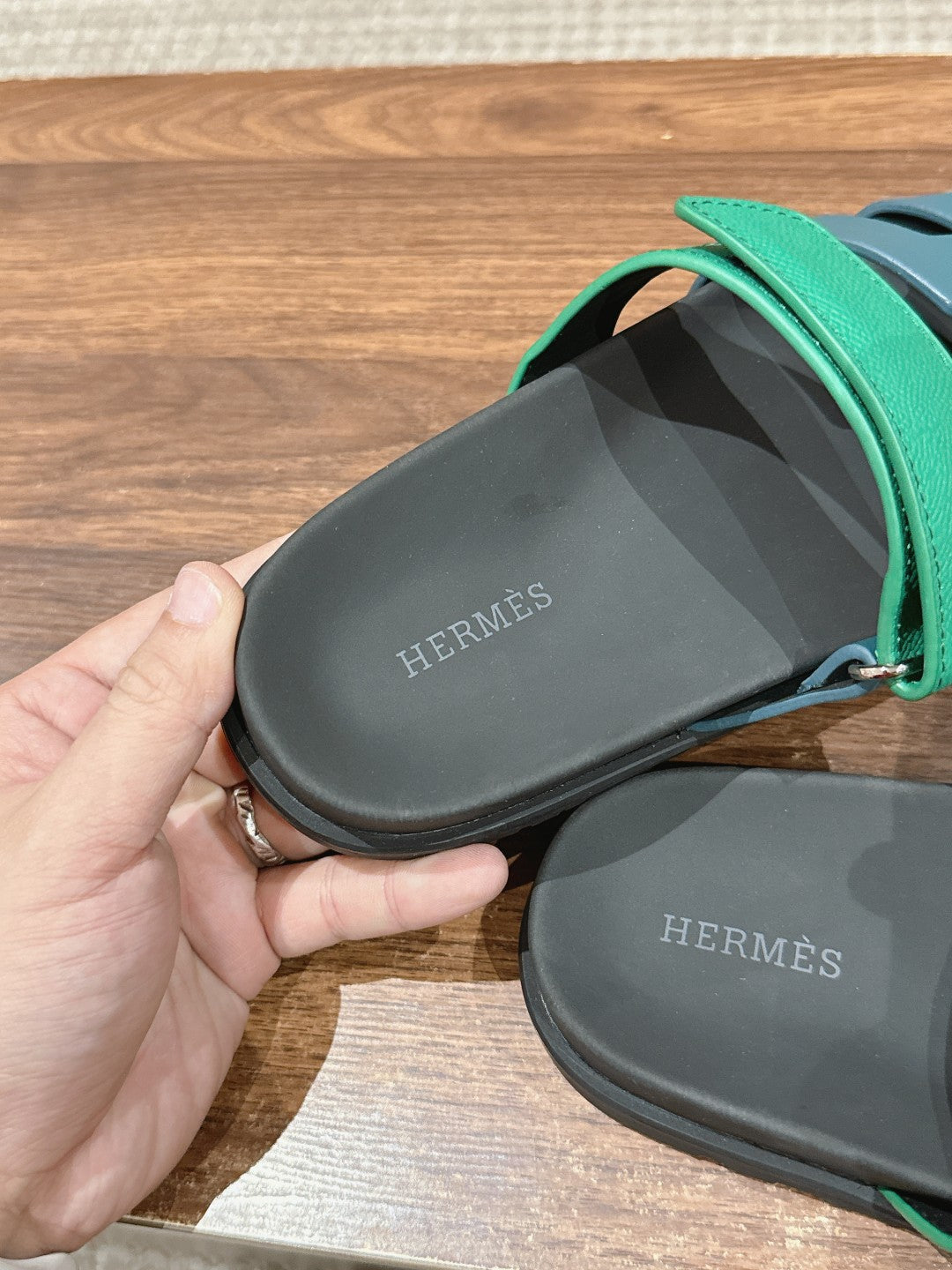 Hermes Chypre ocean Sandal