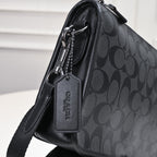 Coach Axel Compact Crossbody Bag Black