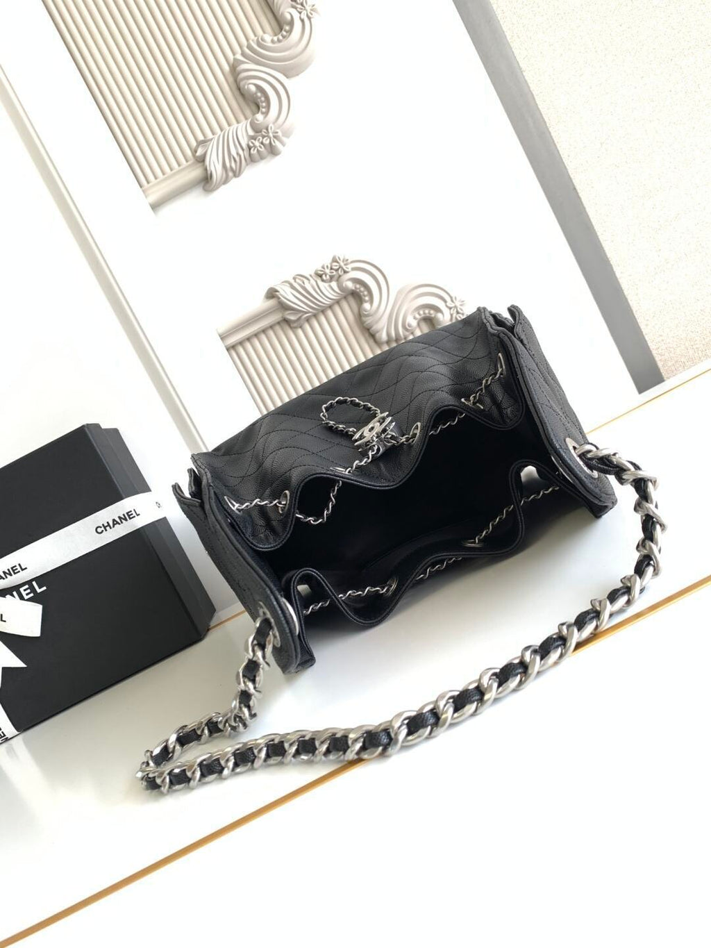 Bolsa Hobo  Chanel 25 Black