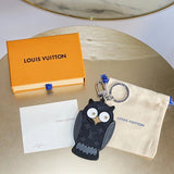 Chaveiro Bag Charm Lv Monogram Eclipse Portecle Owl