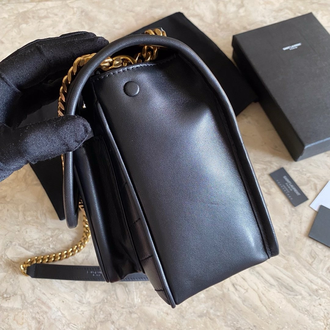 Saint Laurent NIKI baby Bag Black Ferragens Douradas
