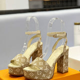 Sandália Louis Vuitton Flatform Maya platform