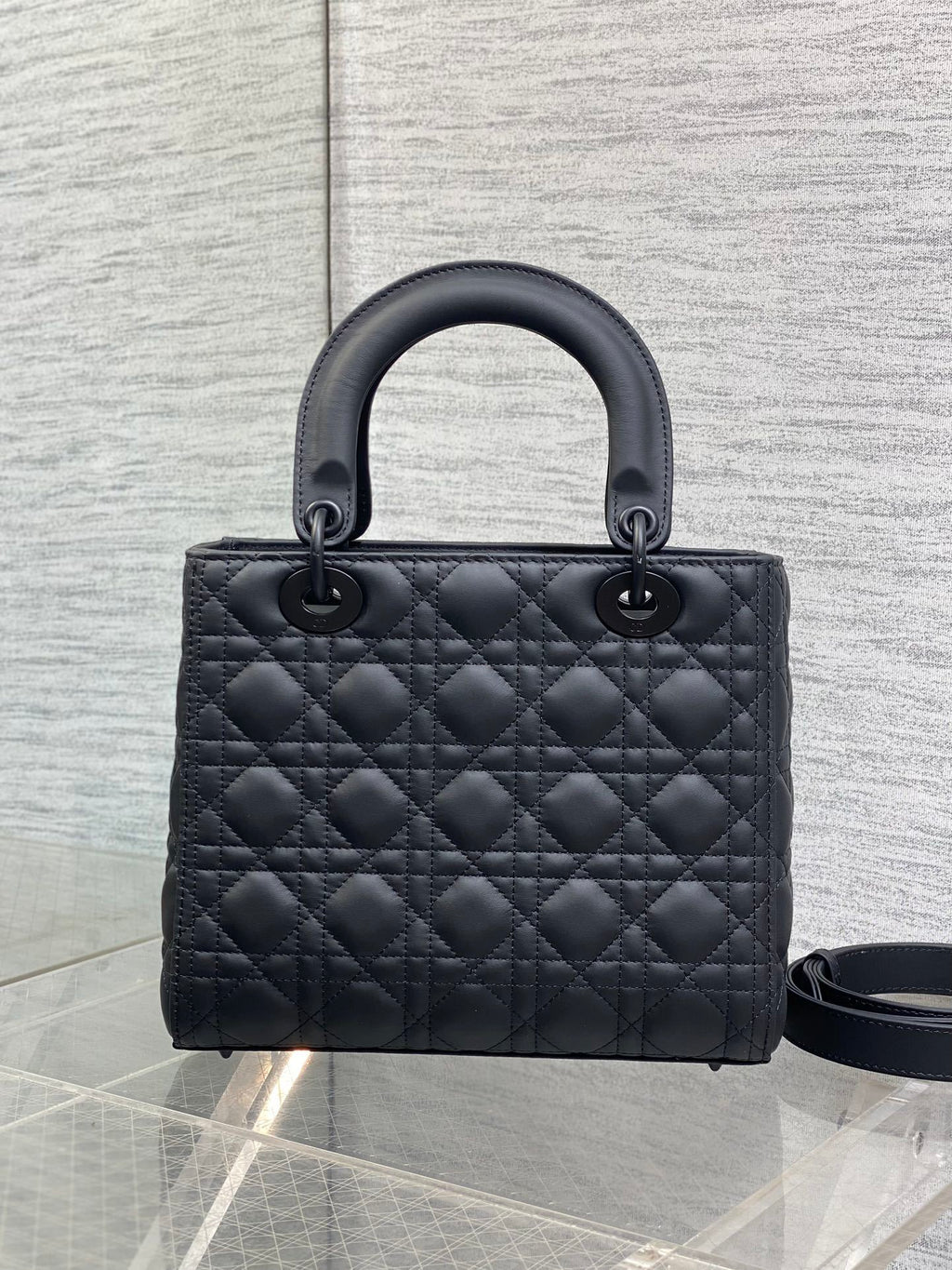 Dior Lady Dior Bag  Preto .