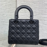 Dior Lady Dior Bag  Preto .