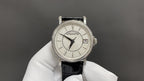 Patek Philippe Calatrava "Officer's Case" Silver Opaline Dial Bracelet Black