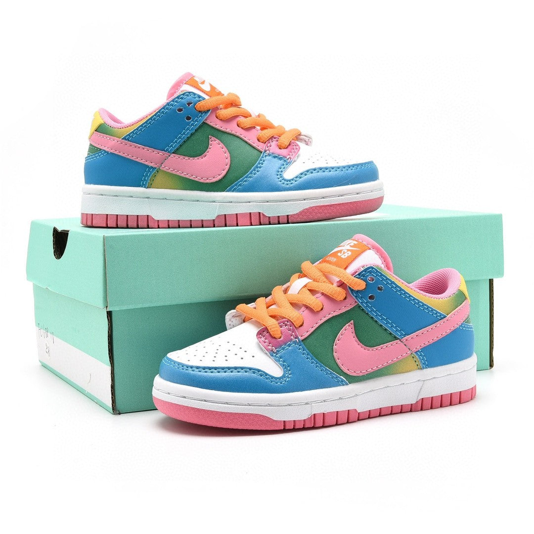 Nike Dunk Low  Surfista Prateado Infantil
