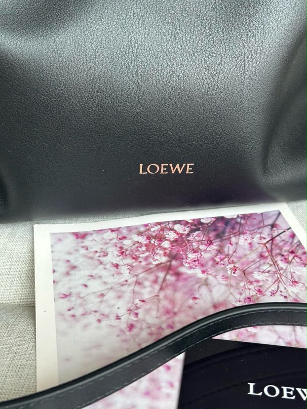 Loewe Flamenco Clutch Bag Black