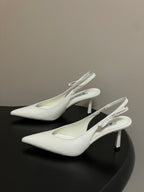 Prada  Slingback Pumps  White