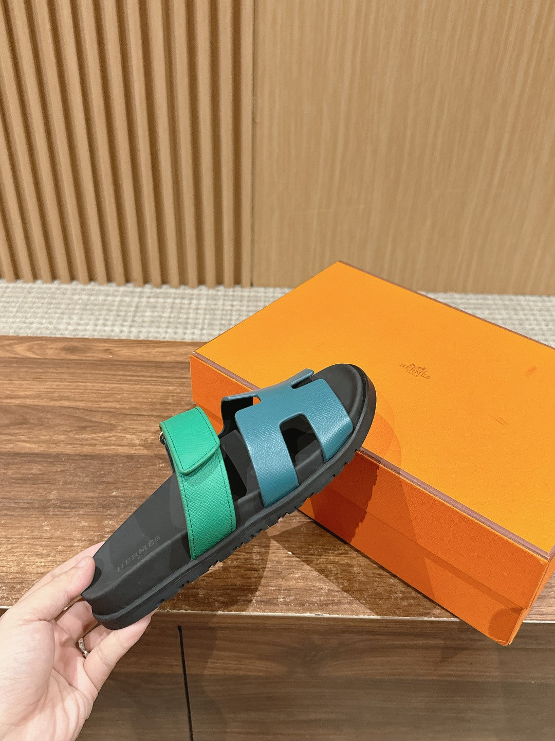 Hermes Chypre ocean Sandal