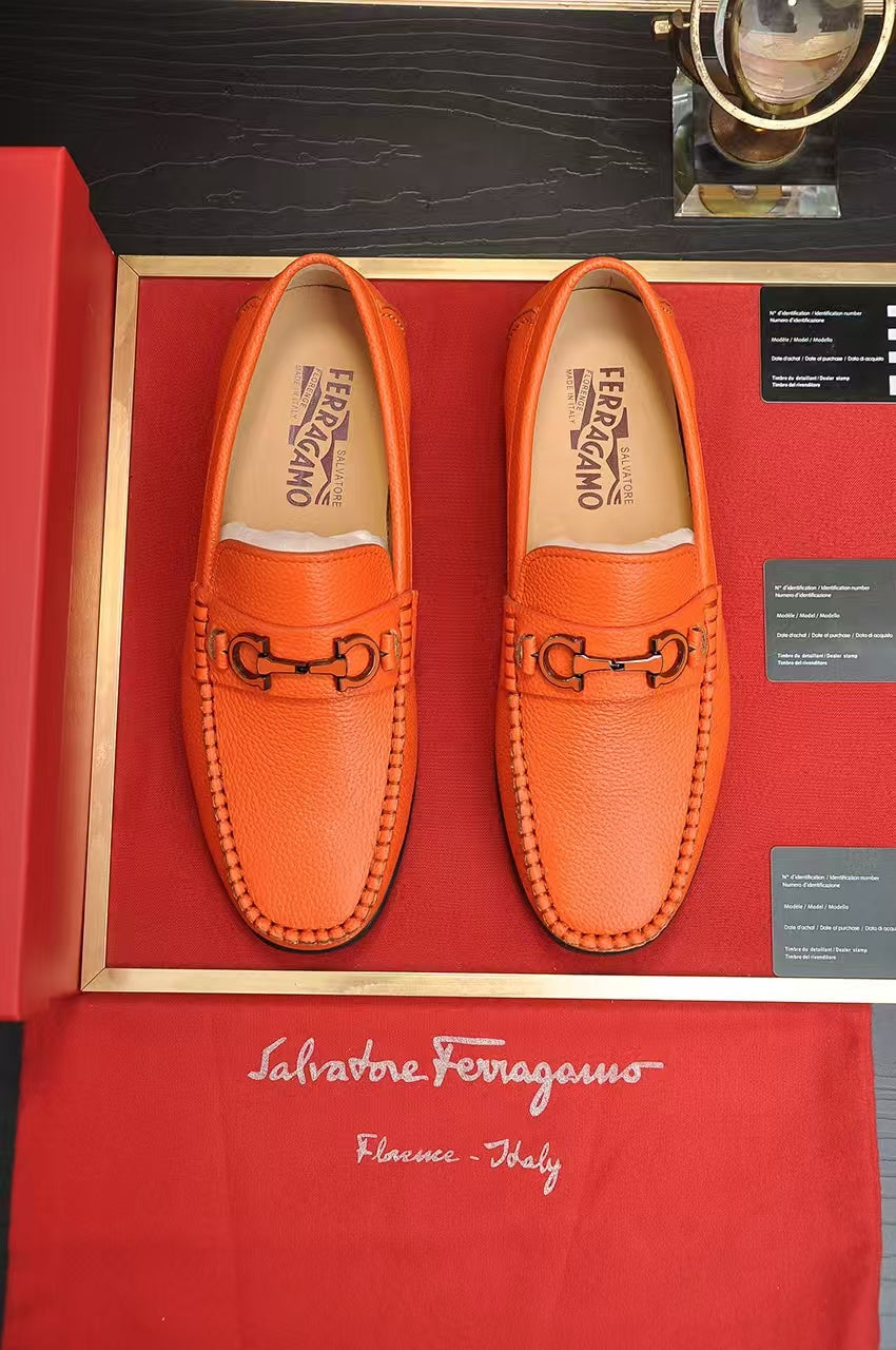 Sapato Ferragamo orange