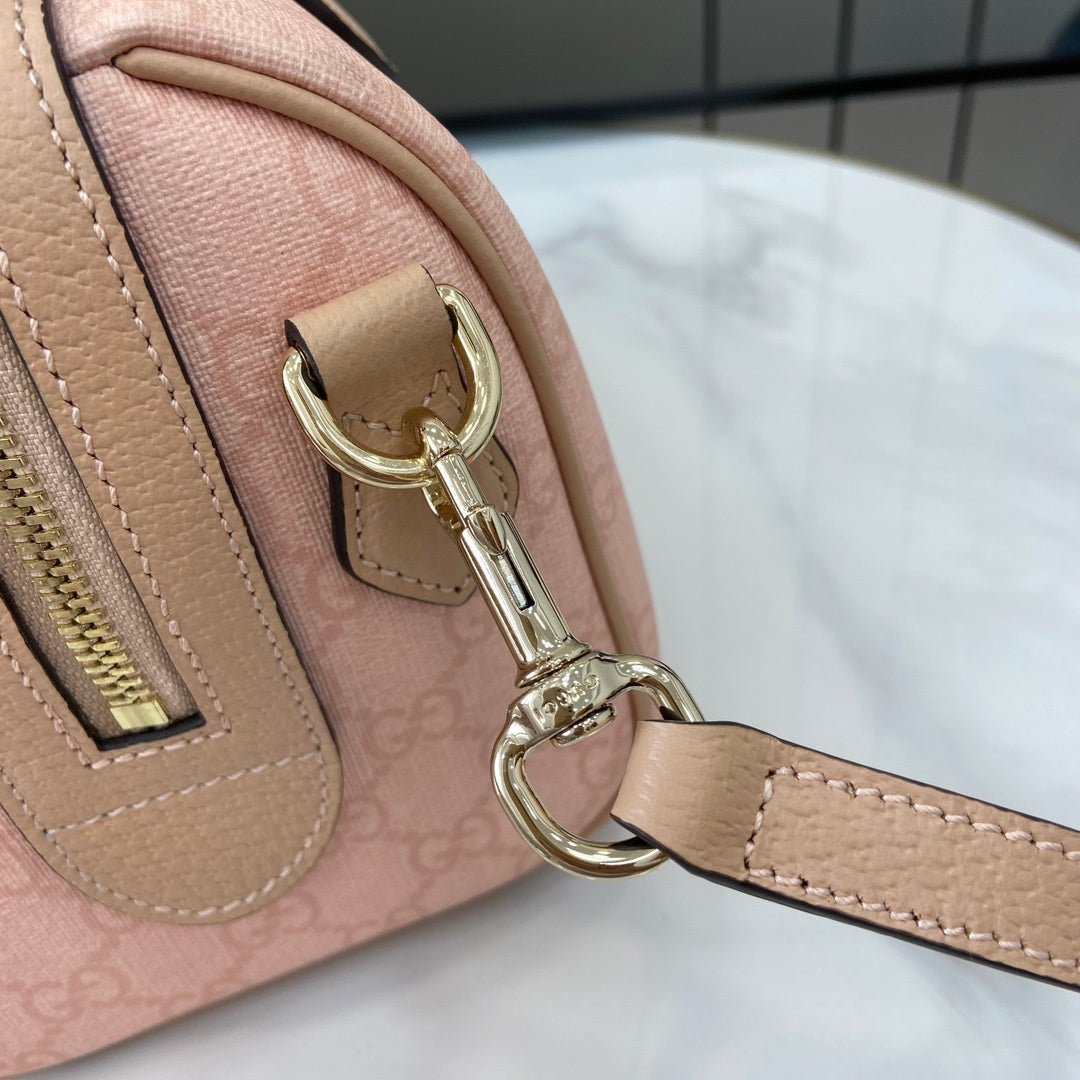 Gucci Ophidia Mini Boston Bag Rose