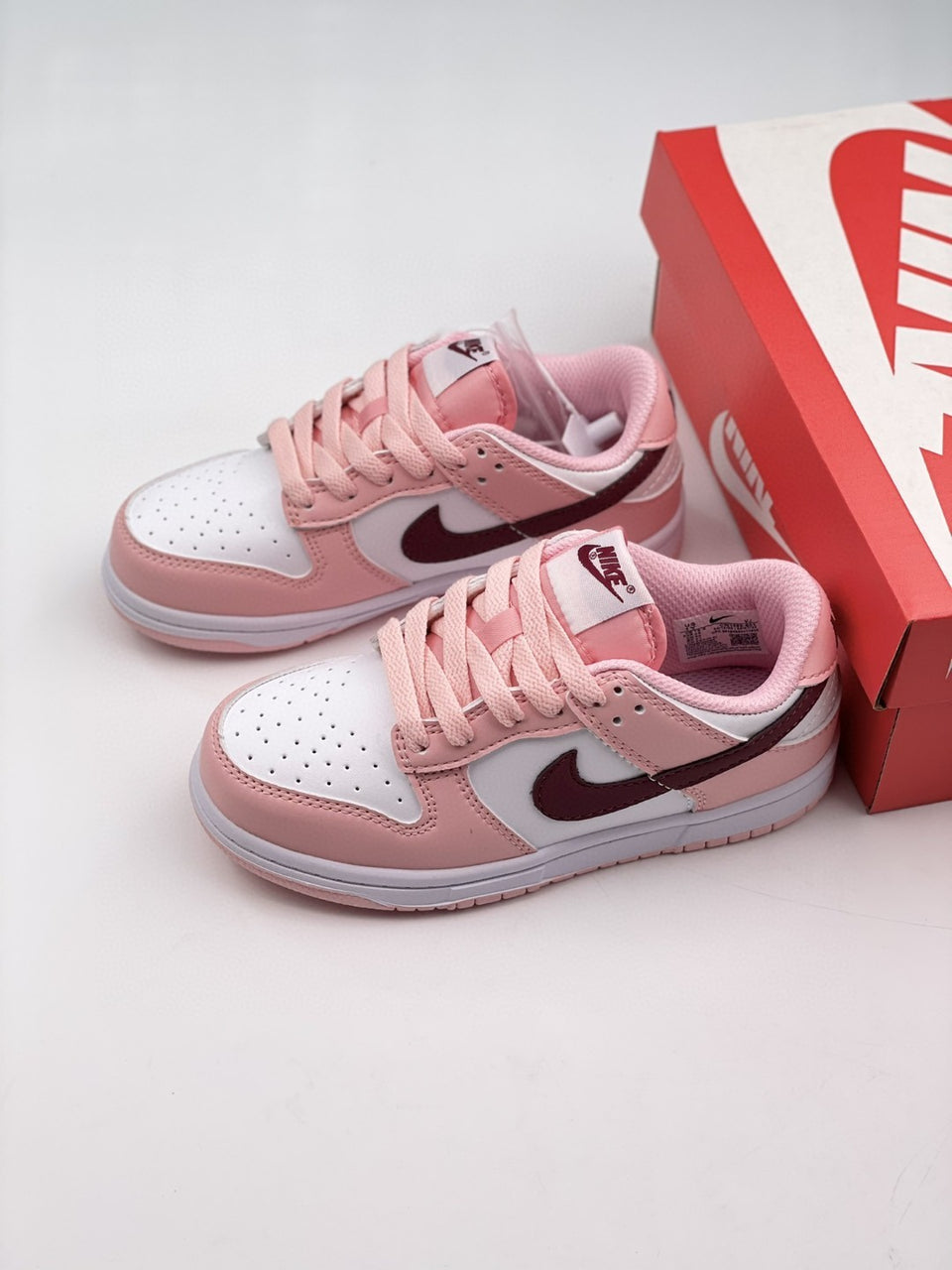 Nike Dunk Low Pink / Brown Infantil