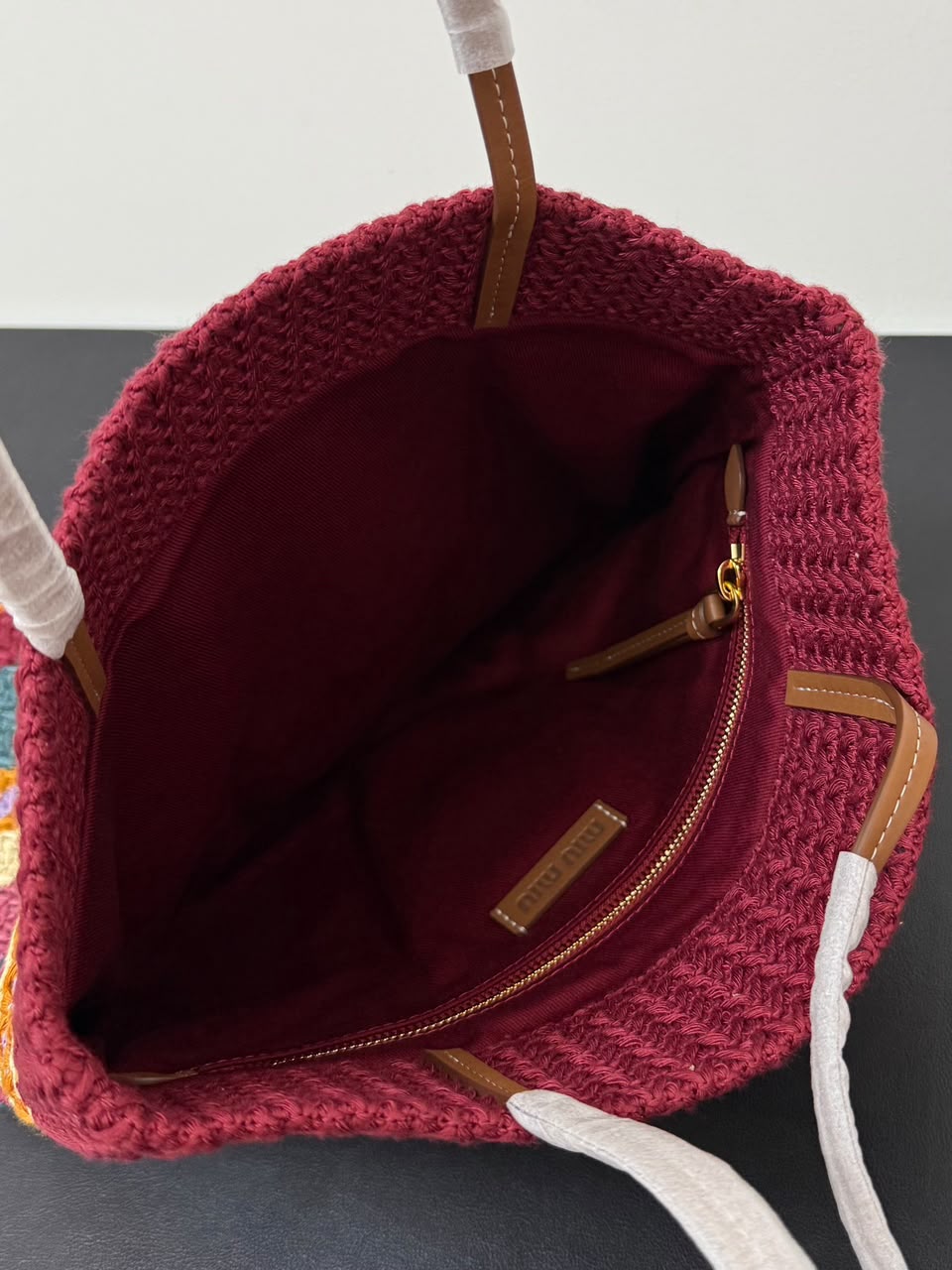 Bolsa Tote em Crochê da Miu Miu