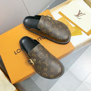 LOUIS VUITTON COSY FLAT COMFORT CLOG CACAO BROWN