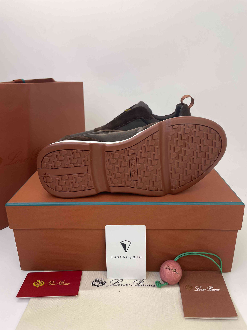 Loro Piana Modular Walk Suede Brown