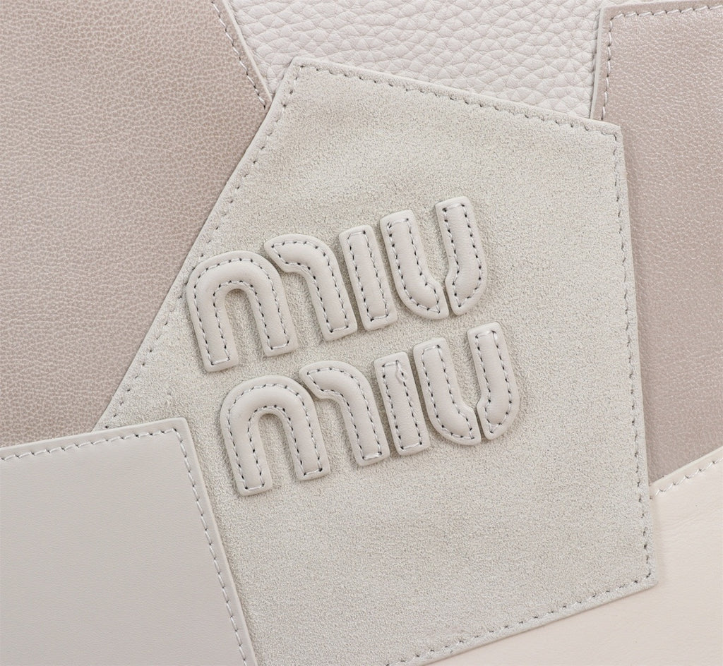 bolsa miu miu  leather patchwork bag