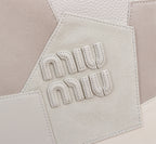 bolsa miu miu  leather patchwork bag