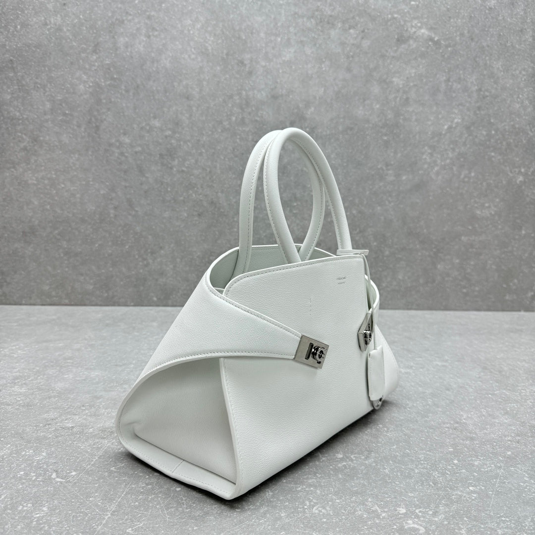 bolsa tote Ferragamo Hug White