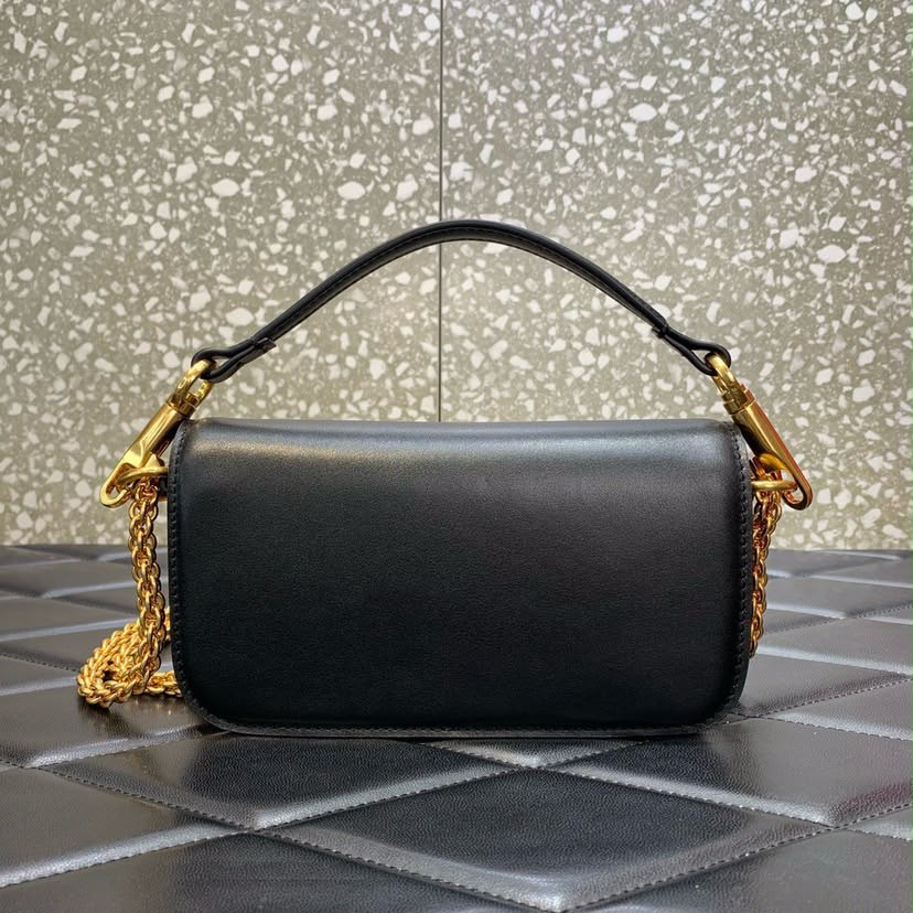 Valentino Garavani Locò Shoulder Bag Black