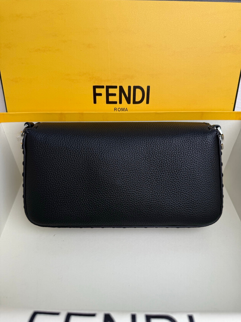 Fendi Baguette Selleria FF Black
