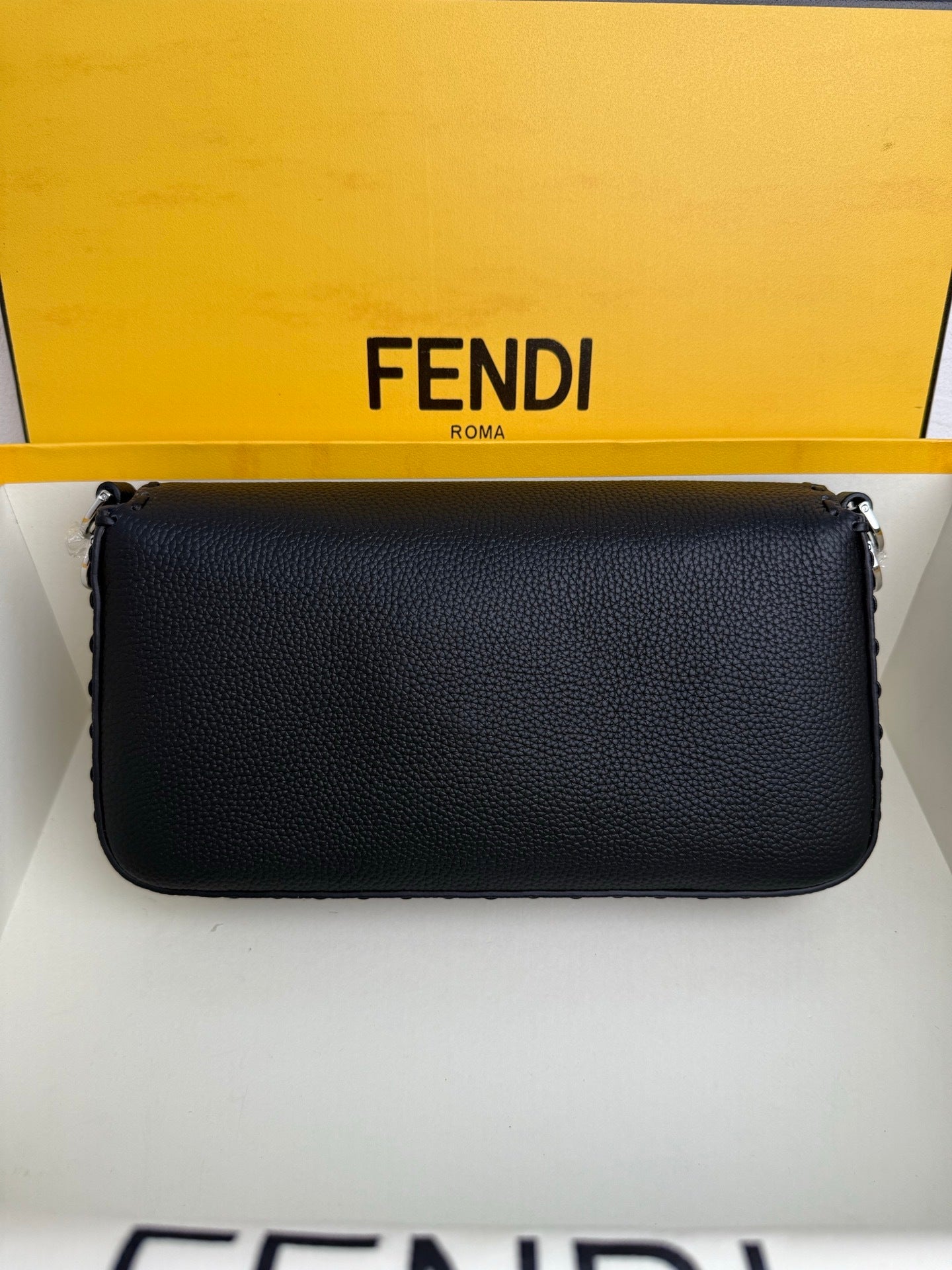 Fendi Baguette Selleria FF Black