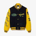 JAQUETA BICOLOR UNISSEX LACOSTE EM LÃ