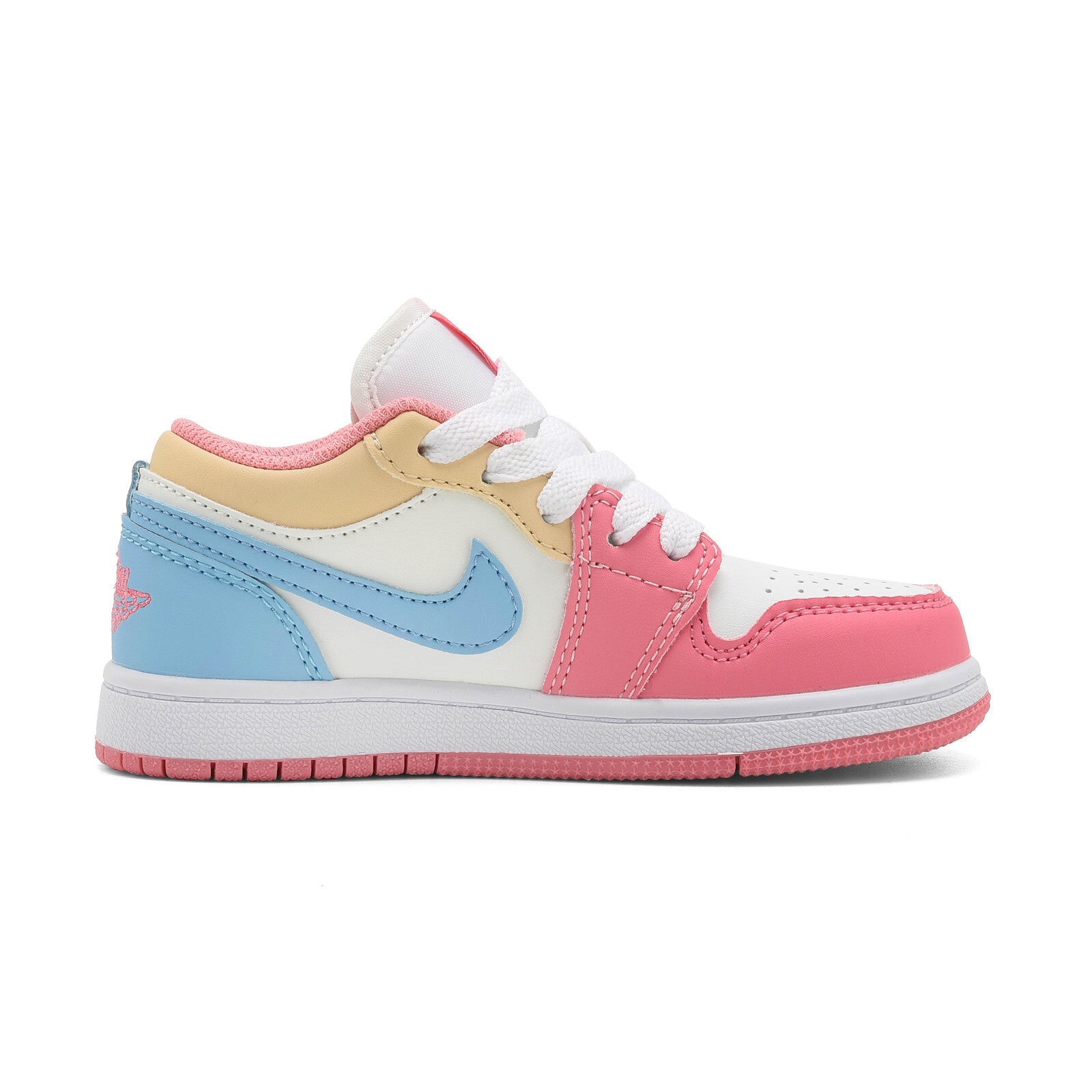 Air Jordan 1 Low SE "Paw Print Pink Foam Infantil