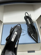 Prada  Slingback Pumps  Black
