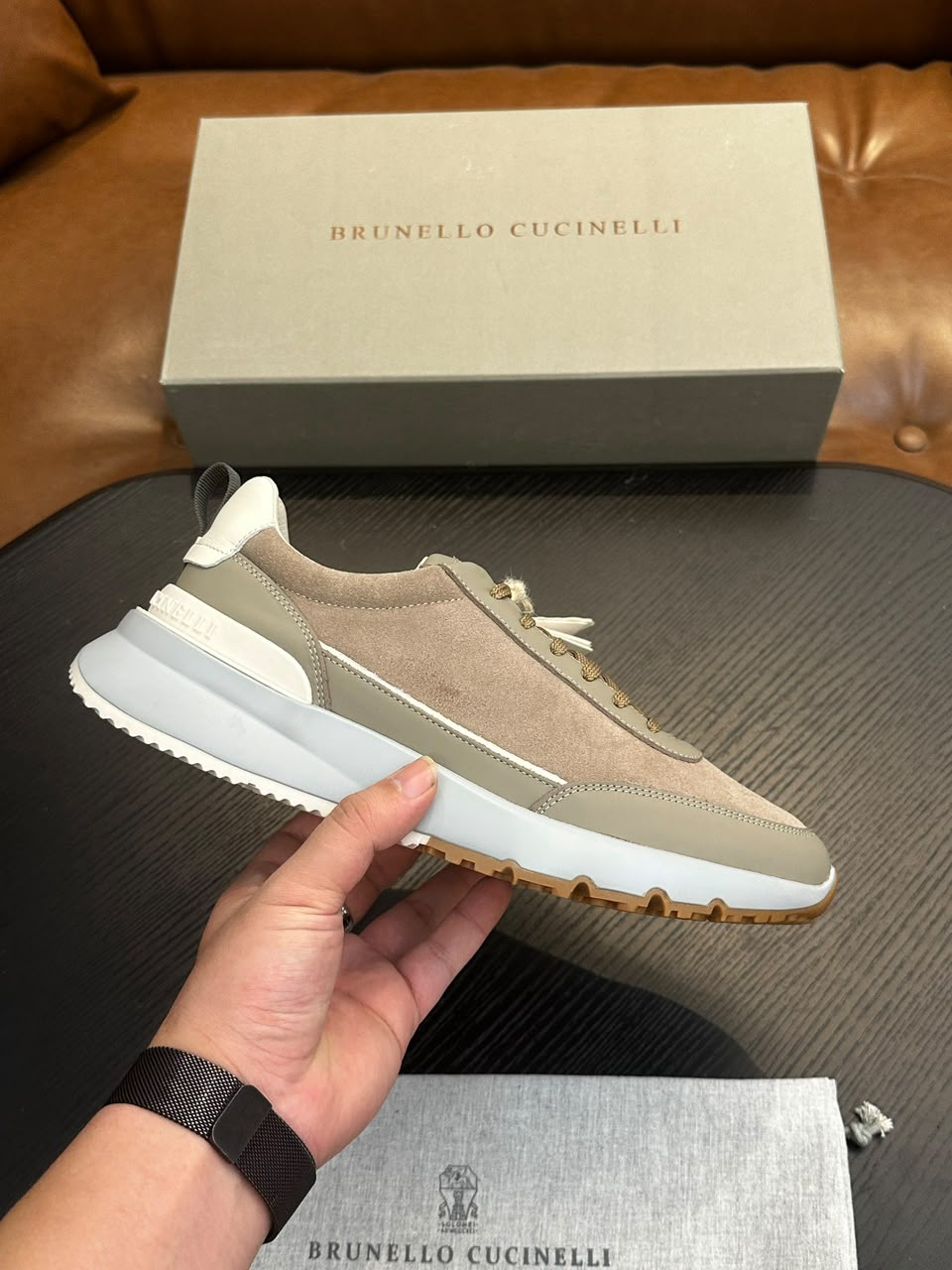 Tênis Brunello Cucinelli Low-Top Runner