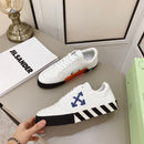 Off-White Vulcanized White Low Top Sneakers canvas
