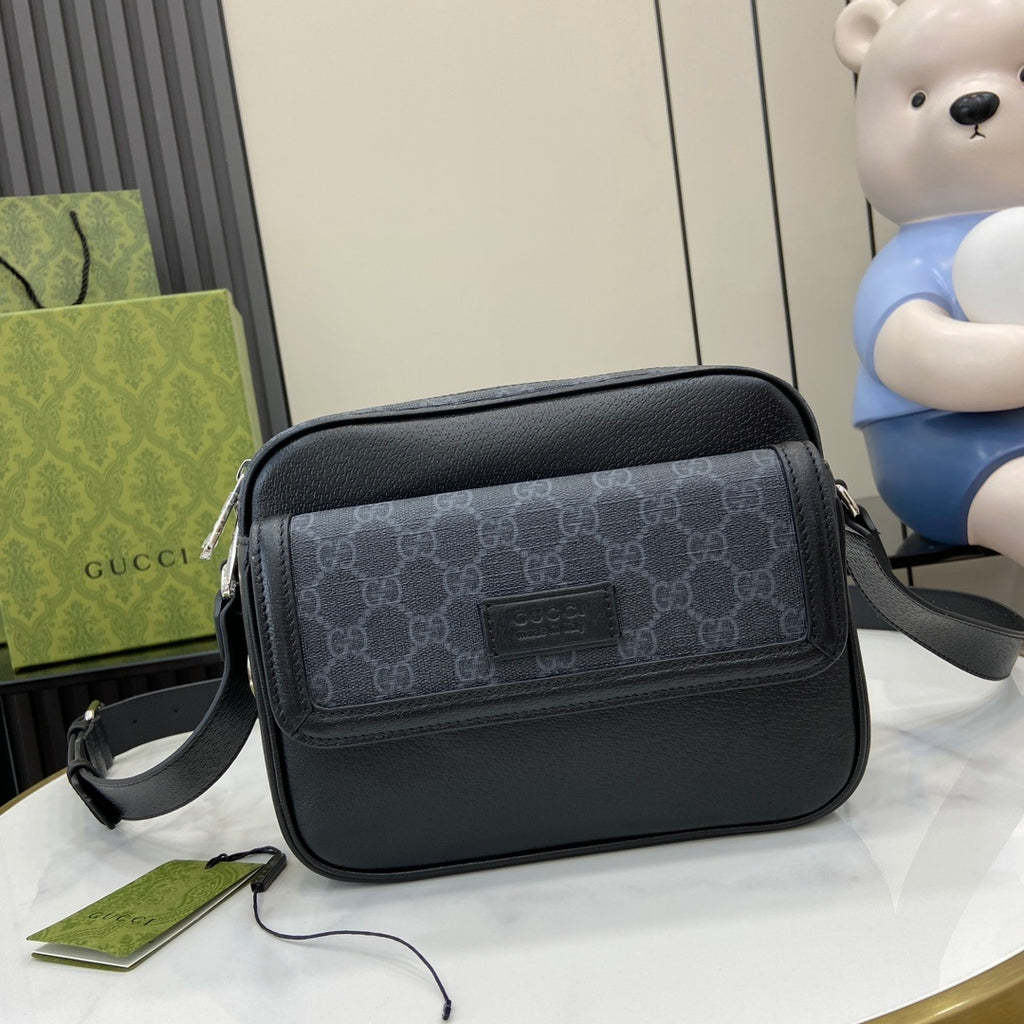 Gucci Small GG Crossbody Bag Black