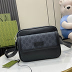Gucci Small GG Crossbody Bag Black