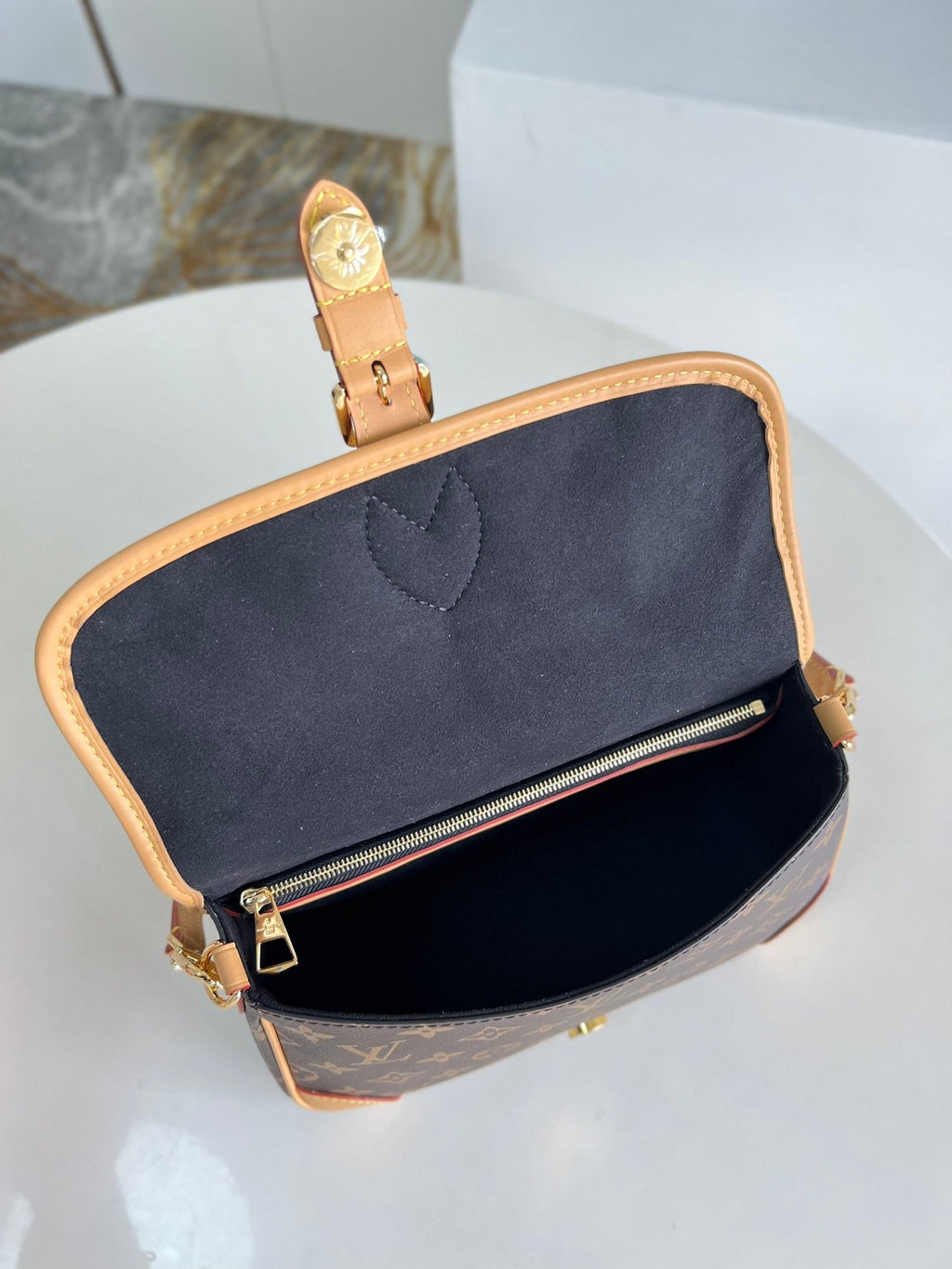 Lv Diane Monogram Brown