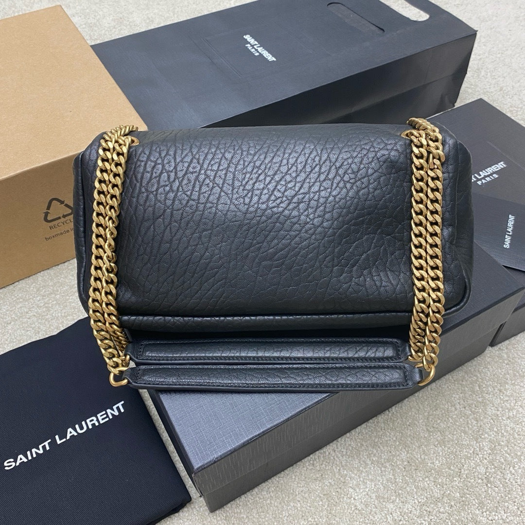 Yves Saint Laurent Calypso Lambskin Black
