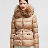 Jacket Moncler Boed Hooded Shearling Short Down