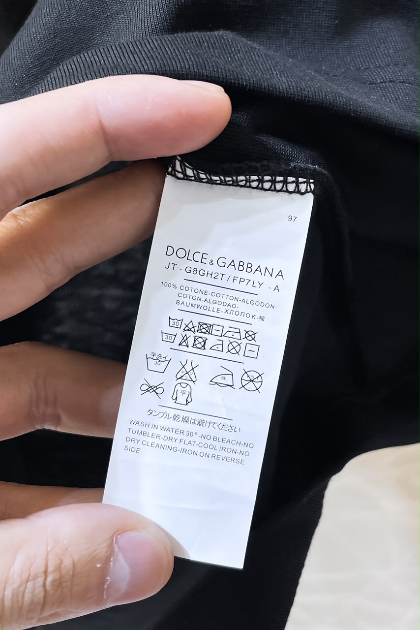 Dolce & Gabbana Embroidered Cotton T-Shirt Athletic Department Collection)
