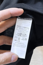 Dolce & Gabbana Embroidered Cotton T-Shirt Athletic Department Collection)