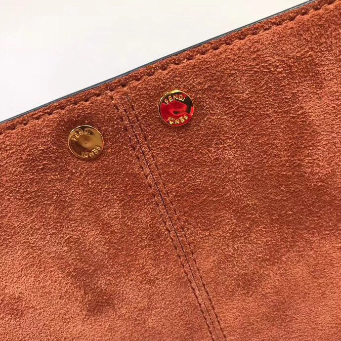 Fendi Peekaboo X-Lite Camurça Brown