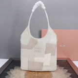 bolsa miu miu  leather patchwork bag