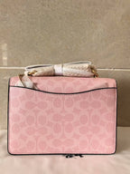 Coach Mini Klare Crossbody Bag Pink Ferragens Douradas