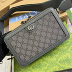 Gucci Ophidia Travel Case Bag Gray