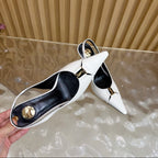 Scarpin Babylone Breteuil Saint Laurent White