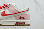 NIKE SB DUNK LOW DUBLO BRANCO ROSA