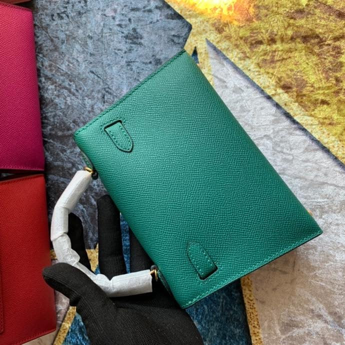Bolsa Kelly Sellier Mini II Malachite (tamanho 20) .