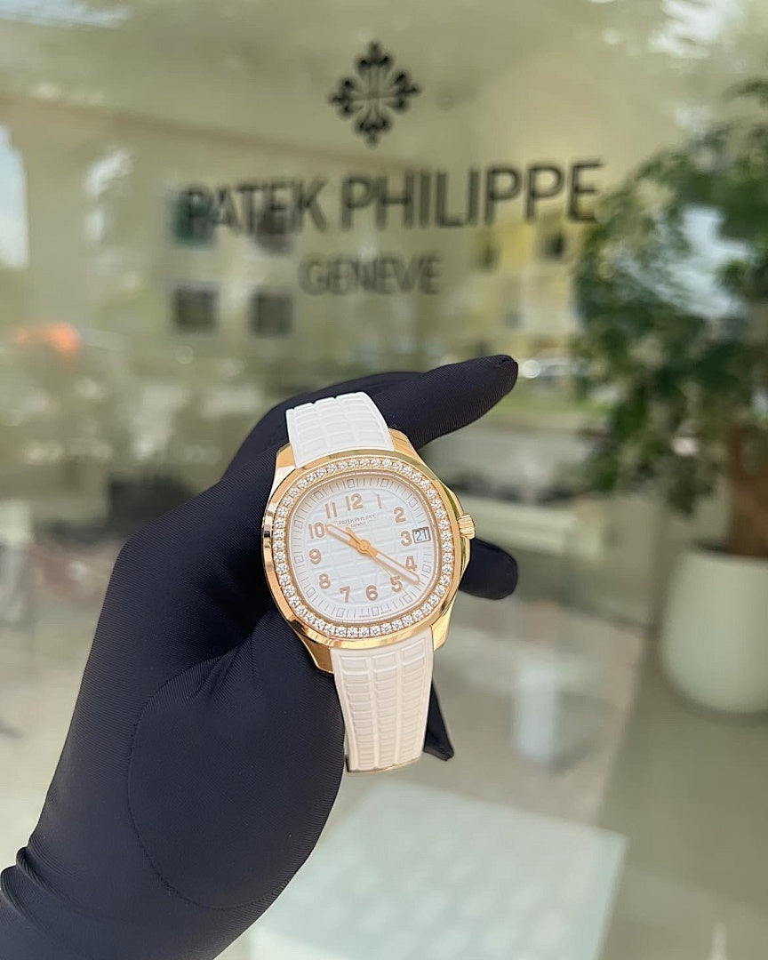 Patek Philippe Aquanaut Luce Opaline White Dial