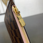 LV Neverfull GM Bag Marrom Estampa Damier Ebene