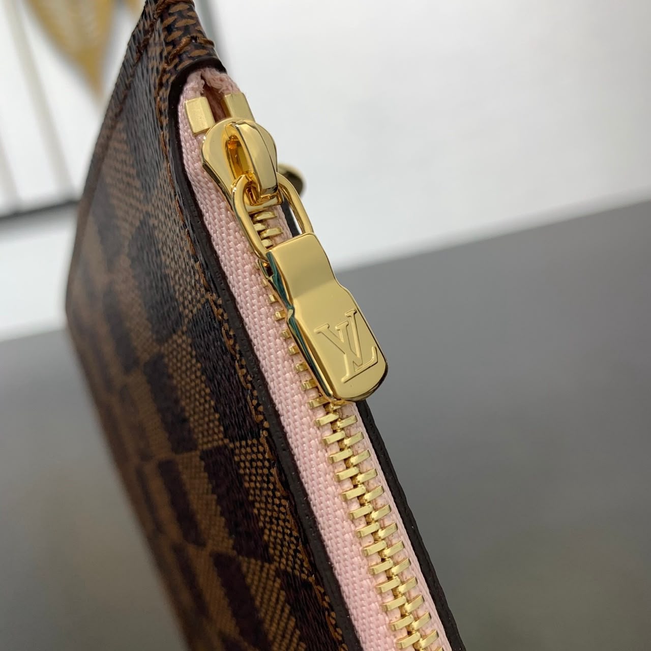 LV Neverfull GM Bag Marrom Estampa Damier Ebene